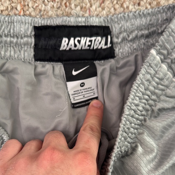 Nike Silver Men's Athletic Shorts - Picture 2 of 5